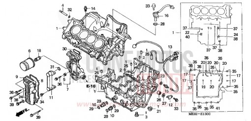 CARTER MOTEUR CBF600SA4 de 2004